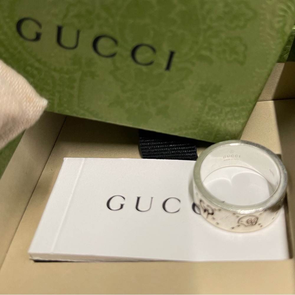 Authentic Gucci Ring complete set size 19 - Picture 11 of 12